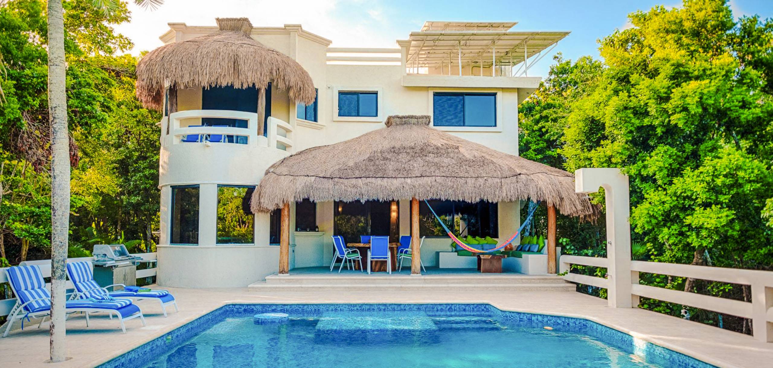 Luxury Beachfront Vacation Rentals in Akumal, Mexico Akumal Villas